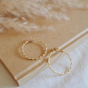 Hoop earrings set